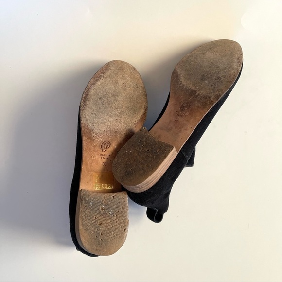 M. Gemi Chelsea Boot Deserto Suede Ankle Flat Classic Minimalist Italy Black 7 - Picture 7 of 10